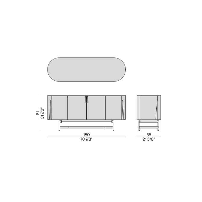 Буфет Porada Tylsa - фото-3 | interior market