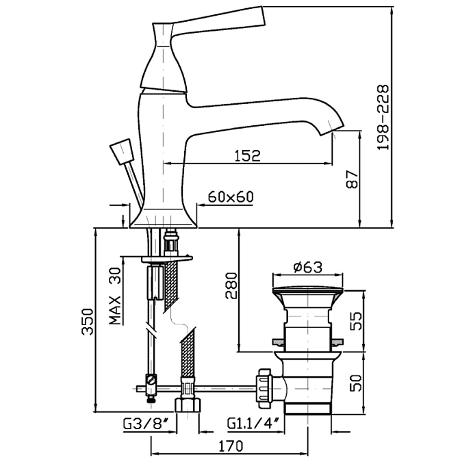 Смеситель для раковины Zucchetti  - фото-2 | interior market