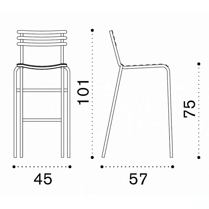 Барный стул для улицы Ethimo Flower - фото-2 | interior market