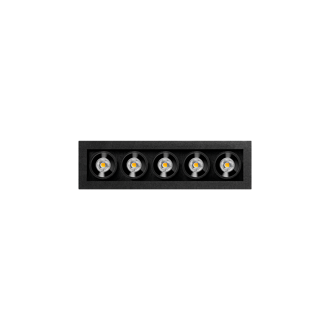 Встраиваемый светильник  Arkos Light BLACK FOSTER MICRO RECESSED 5 2700K N - фото-1 | interior market
