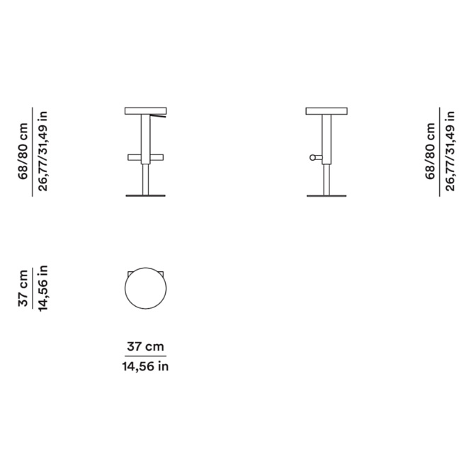Табурет Tacchini Fixie - фото-4 | interior market