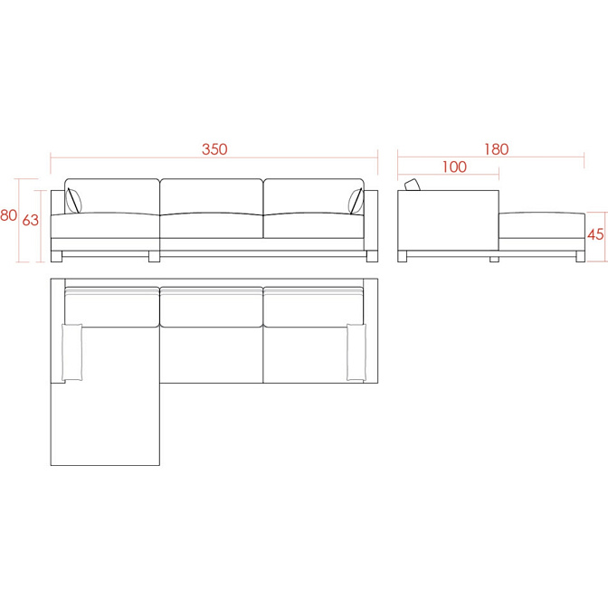 Диван JNL Urbino d'angle - фото-3 | interior market
