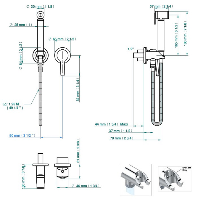 Смеситель для биде THG System - фото-2 | interior market
