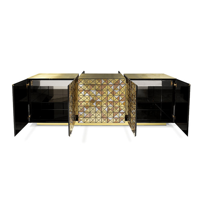 Комод Boca do Lobo Pixel Anodized - фото-4 | interior market