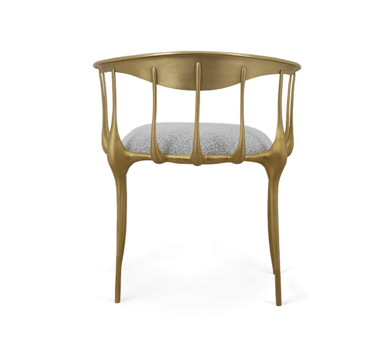 Обеденный стул Boca do Lobo Nº 11 Satin Chair - фото-4 | interior market