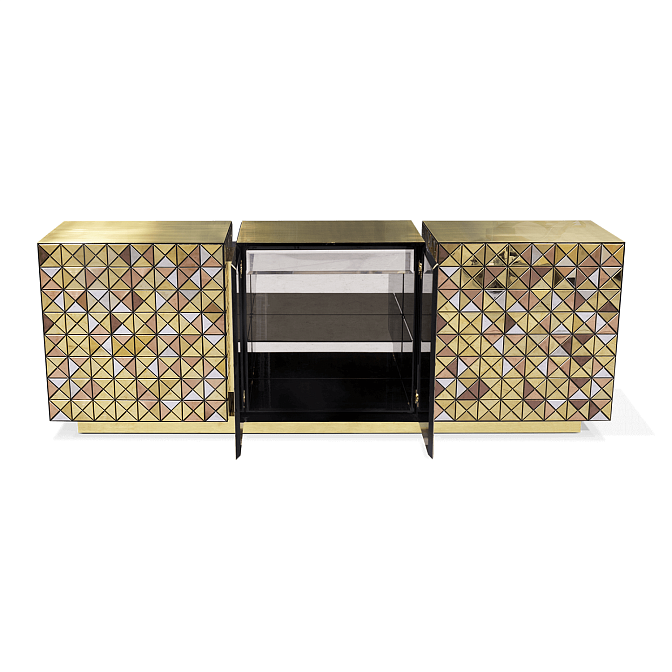 Комод Boca do Lobo Pixel Anodized - фото-3 | interior market