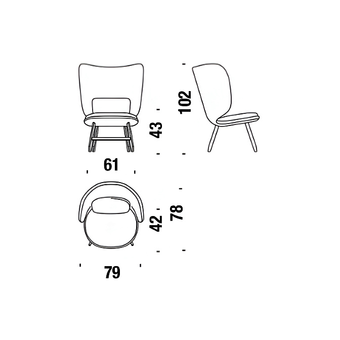 Кресло Moroso Ayub - фото-3 | interior market