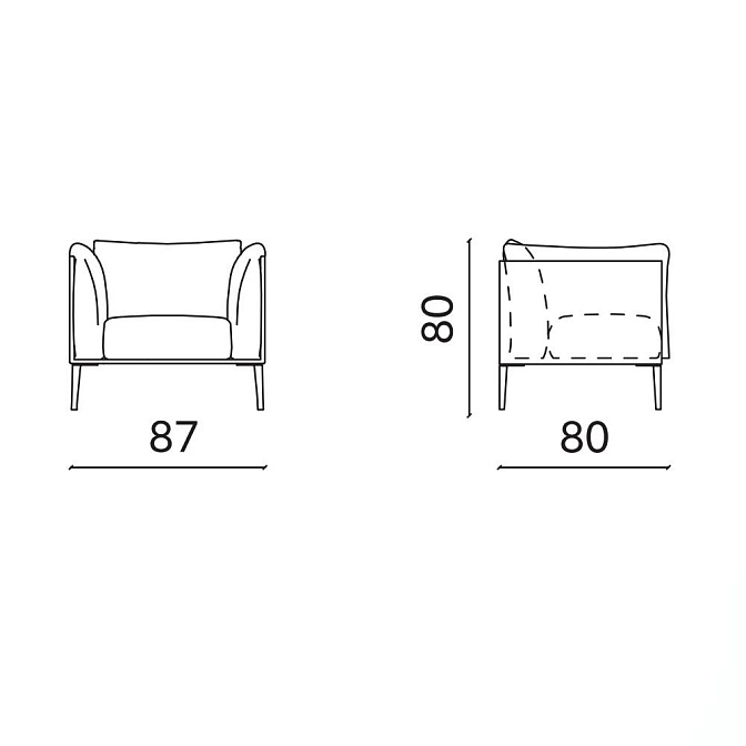 Кресло Novamobili Kubì - фото-5 | interior market