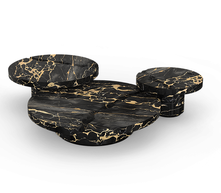 Журнальный столик Boca do Lobo Empire Portoro Marble Center Table - фото-3 | interior market