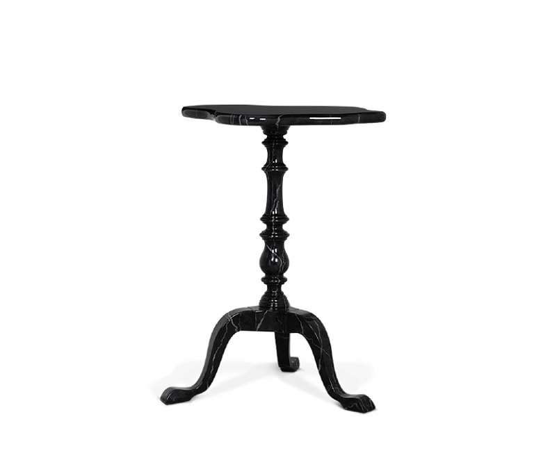 Журнальный столик Boca do Lobo Zaragoça Faux-marble Side Table - фото-3 | interior market