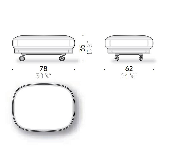 Пуф De Padova LOUISIANA - фото-3 | interior market