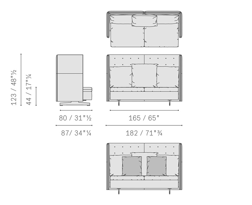 Диван Poltrona frau GranTorino HB - фото-7 | interior market