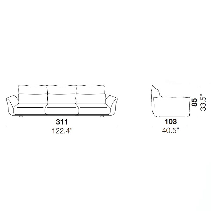 Диван Cierre Clift - фото-2 | interior market