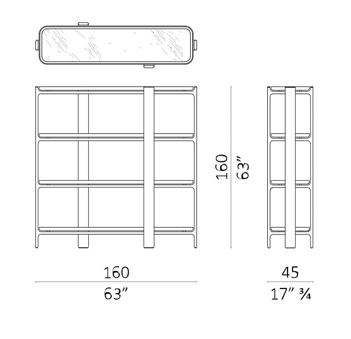 Книжный шкаф Ceccotti Duo - фото-4 | interior market