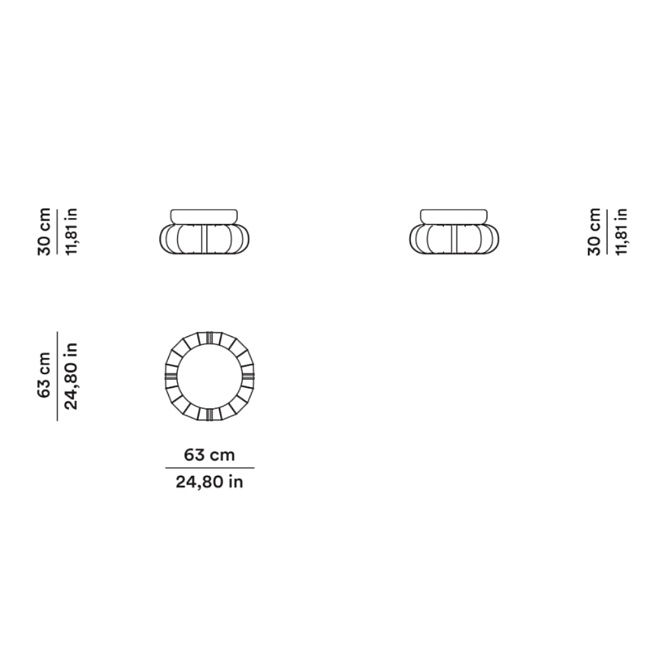 Пуф Tacchini Torus - фото-4 | interior market Пуф Tacchini Torus - фото-4 | interior market