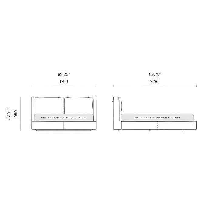 Кровать Domkapa Kelsi - фото-4 | interior market Кровать Domkapa Kelsi - фото-4 | interior market