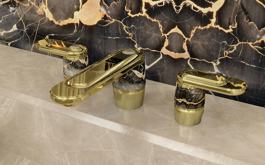 Смеситель для раковины THG Corvair Portoro - фото-2 | interior market