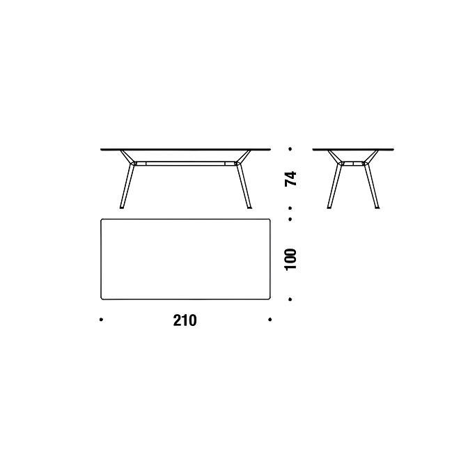 Обеденный стол Moroso Pylon - фото-3 | interior market