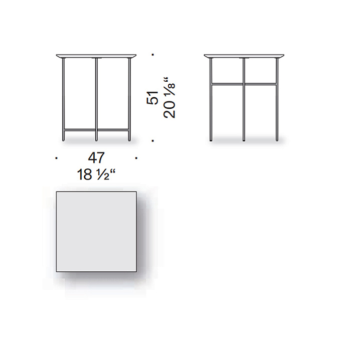 Журнальный столик De Padova SEN - фото-3 | interior market