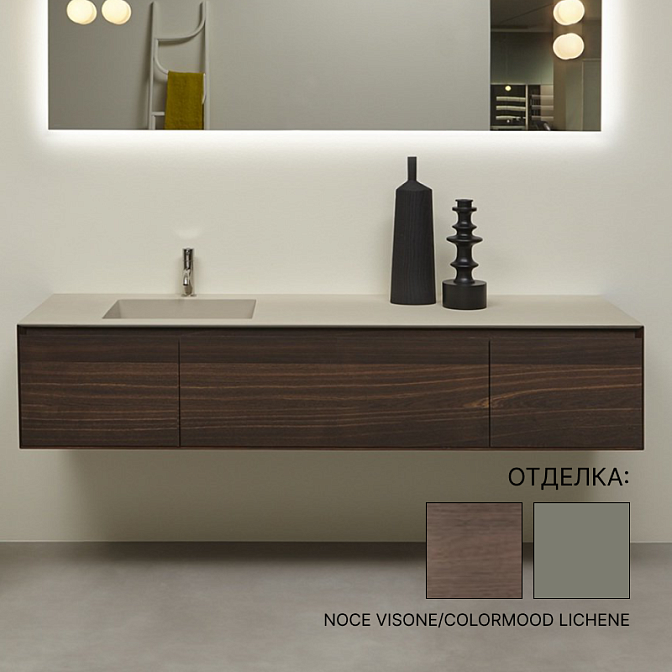 Комплект мебели с раковиной Antonio Lupi Panta Rei - фото-1 | interior market