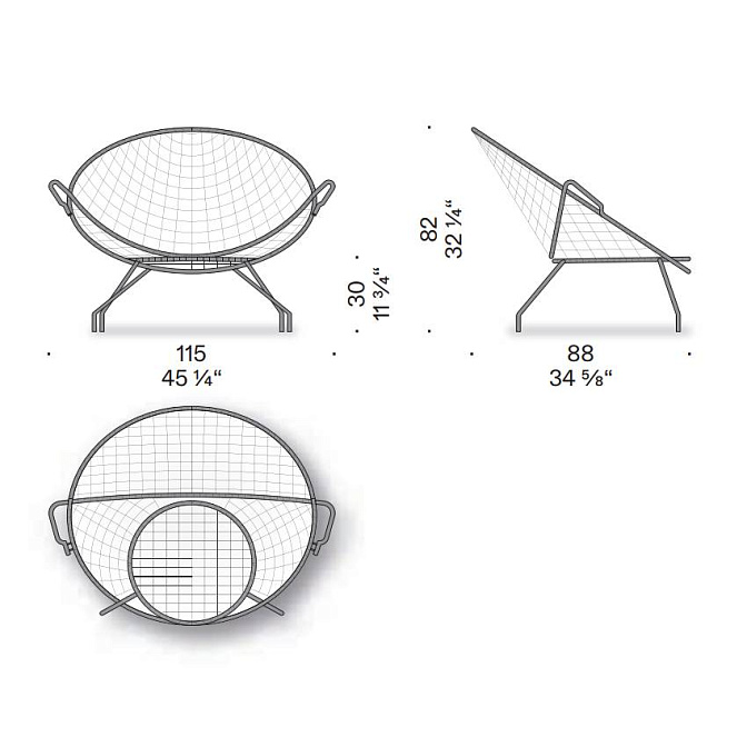 Кресло для улицы De Padova T.54 - фото-2 | interior market
