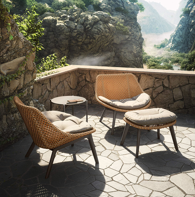 Кресло для улицы Dedon MBRACE ALU - фото-3 | interior market