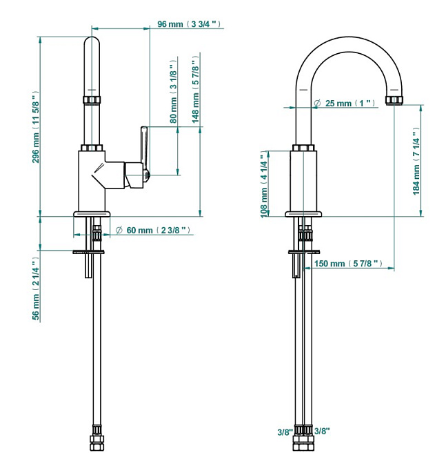 Смеситель для кухни THG  - фото-2 | interior market