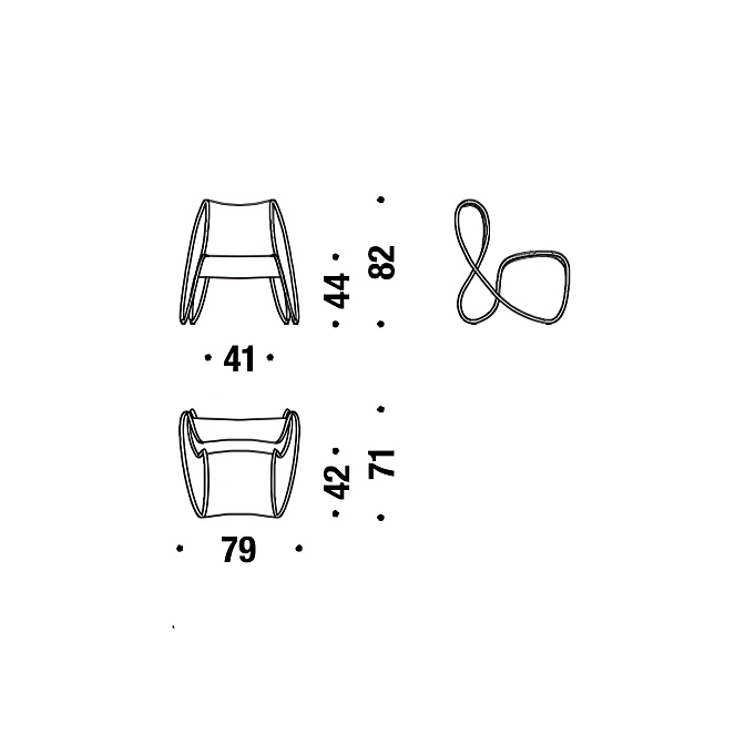Кресло для улицы Moroso Modou - фото-2 | interior market