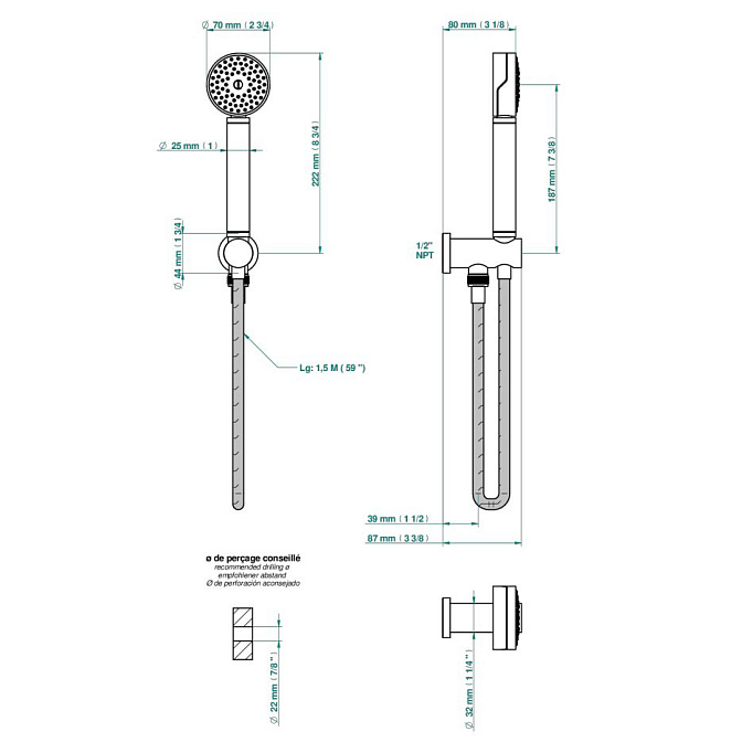 Встраиваемый смеситель THG ZOOM.12 - фото-2 | interior market