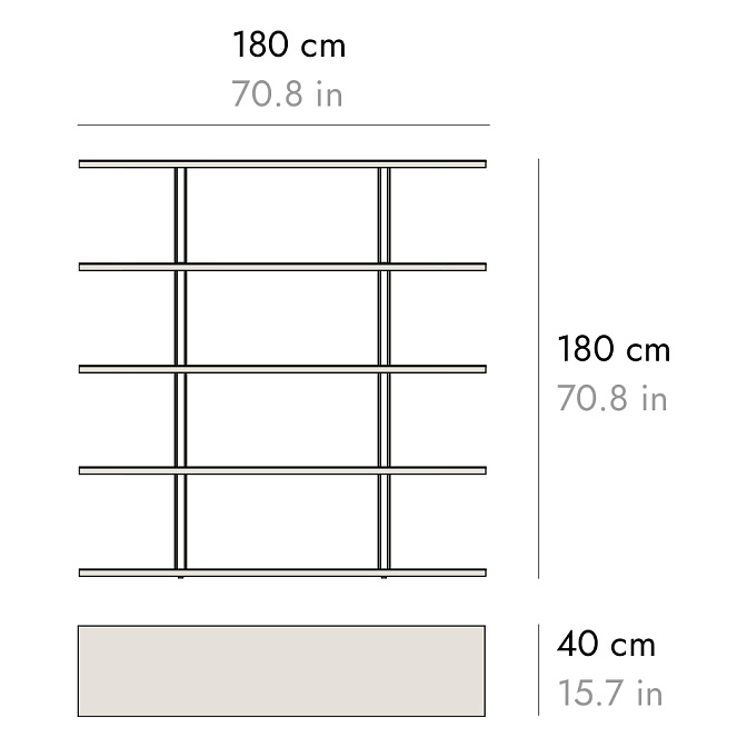 Стеллаж  PUNT Stockholm - фото-3 | interior market