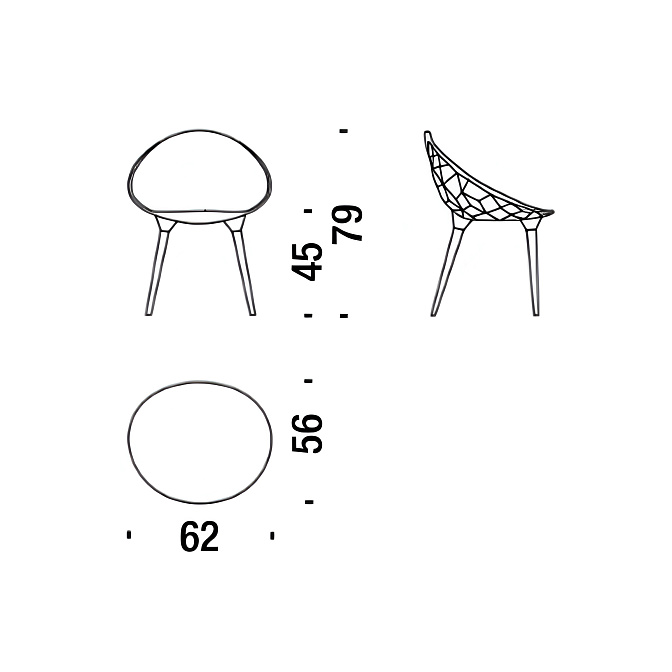 Стул Moroso Rock - фото-4 | interior market