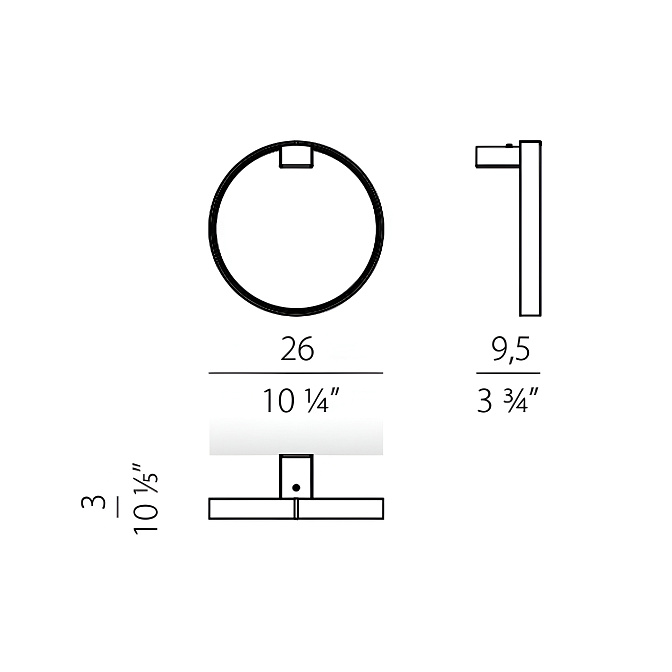 Бра Panzeri ZERO ROUND - фото-3 | interior market