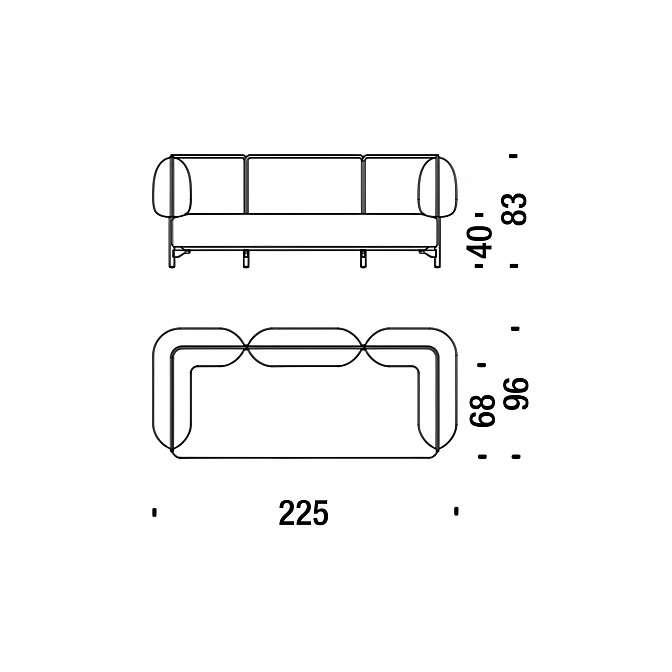 Модульный диван Moroso Tender - фото-4 | interior market