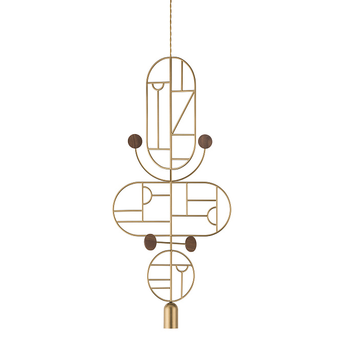 Потолочный светильник NOMON Wooden Dots - фото-1 | interior market