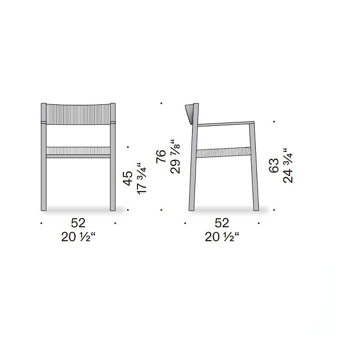 Стул для улицы De Padova So Outdoor - фото-4 | interior market