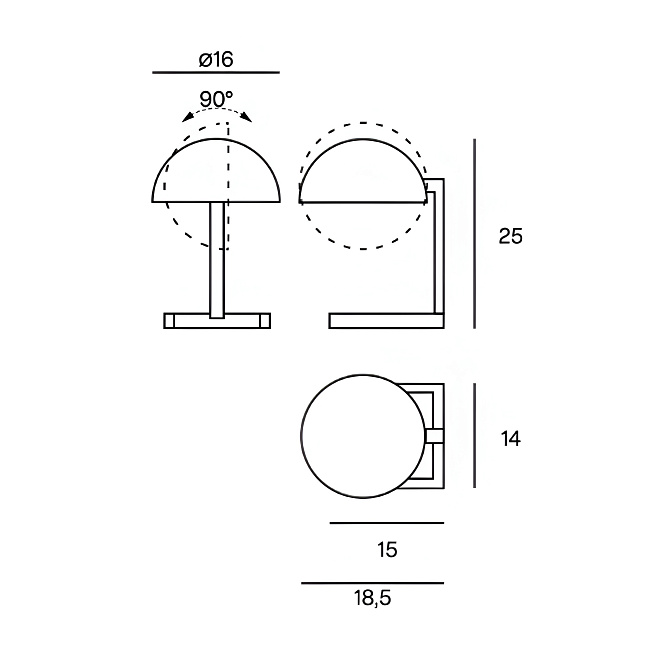 Настольная лампа Lumen Center MJA - фото-4 | interior market