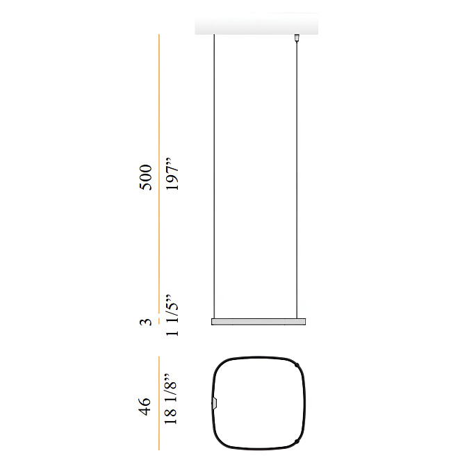 Потолочный светильник  Panzeri ZERO SQUARE - фото-6 | interior market