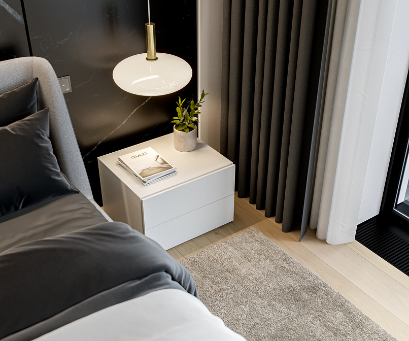 Тумба прикроватная NOVAMOBILI Easy - фото-2 | interior market