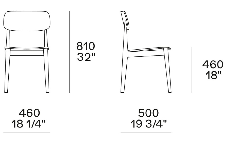 Обеденный стул Poliform Curve - фото-2 | interior market