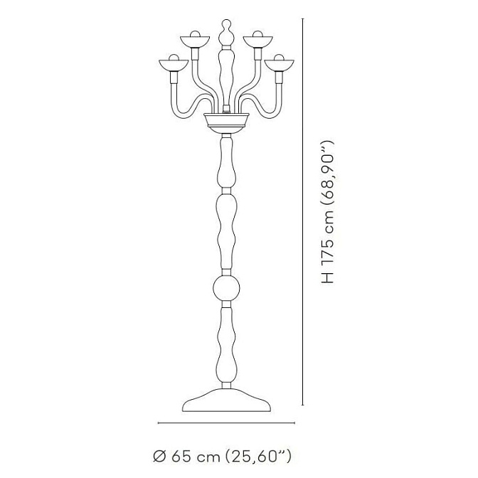 Торшер Venini Carlo Scarpa - фото-2 | interior market