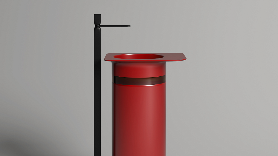 Раковина напольная матовая SALINI NINFEA 01 - фото-2 | interior market