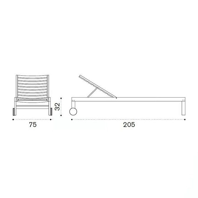 Шезлонг Ethimo Sand - фото-7 | interior market