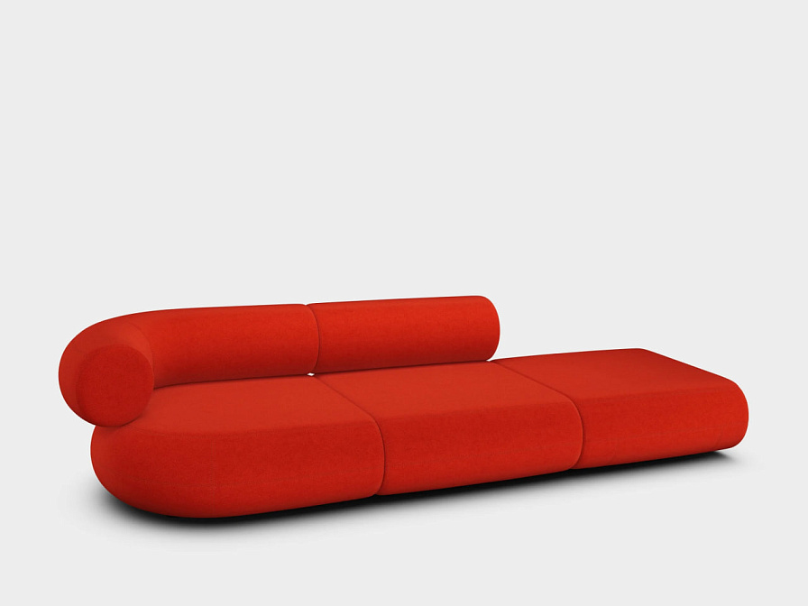 Модульный диван Tom Dixon Fat Left Arm Backrest Modular Sofa - фото-2 | interior market