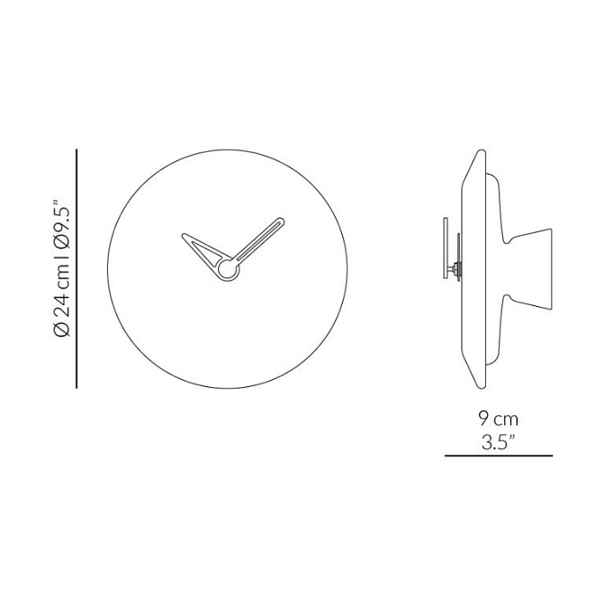 Часы настенные Bari NOMON - фото-4 | interior market