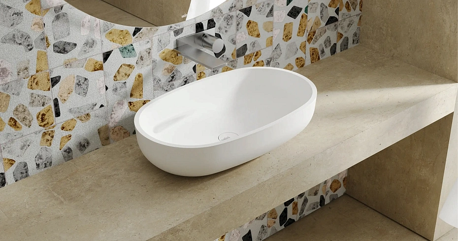 Раковина накладная матовая SALINI GLORIA 05 - фото-8 | interior market