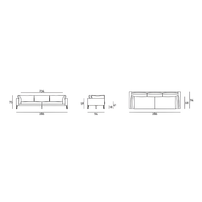 Диван Living Divani Floyd-Hi 2 - фото-4 | interior market