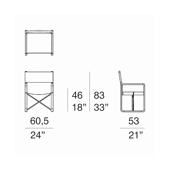 Стул для улицы Paola lenti CAPRI - фото-4 | interior market