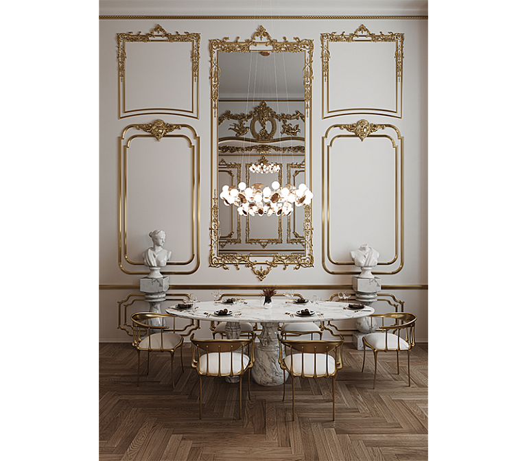 Обеденный стол Boca do Lobo Pietra Oval Estremoz Dining Table - фото-5 | interior market
