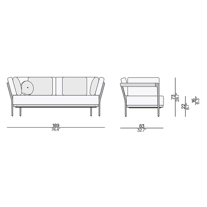 Диван для улицы Manutti Flows - фото-2 | interior market