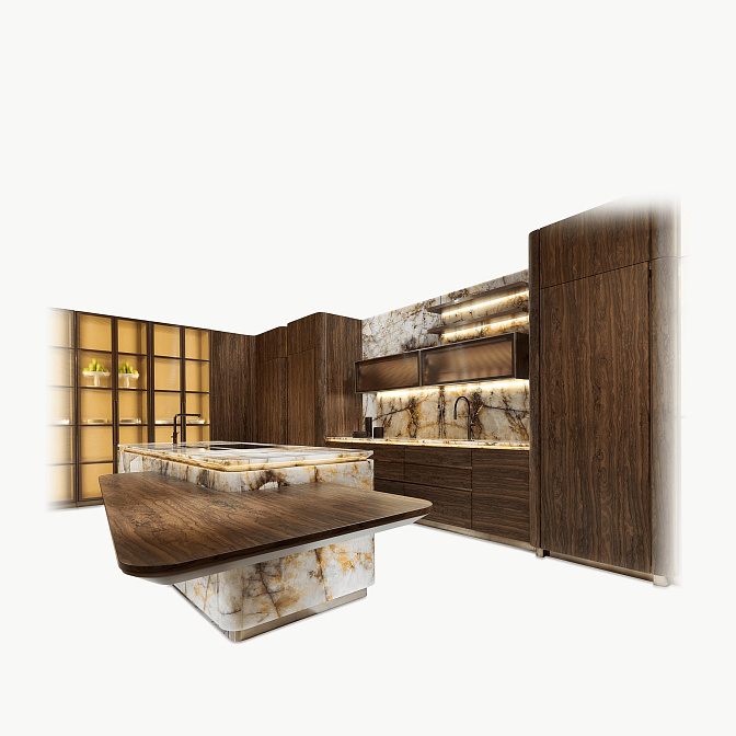 Кухня c островом Visionnaire By Ipe Cavalli Villa d'Este - фото-2 | interior market